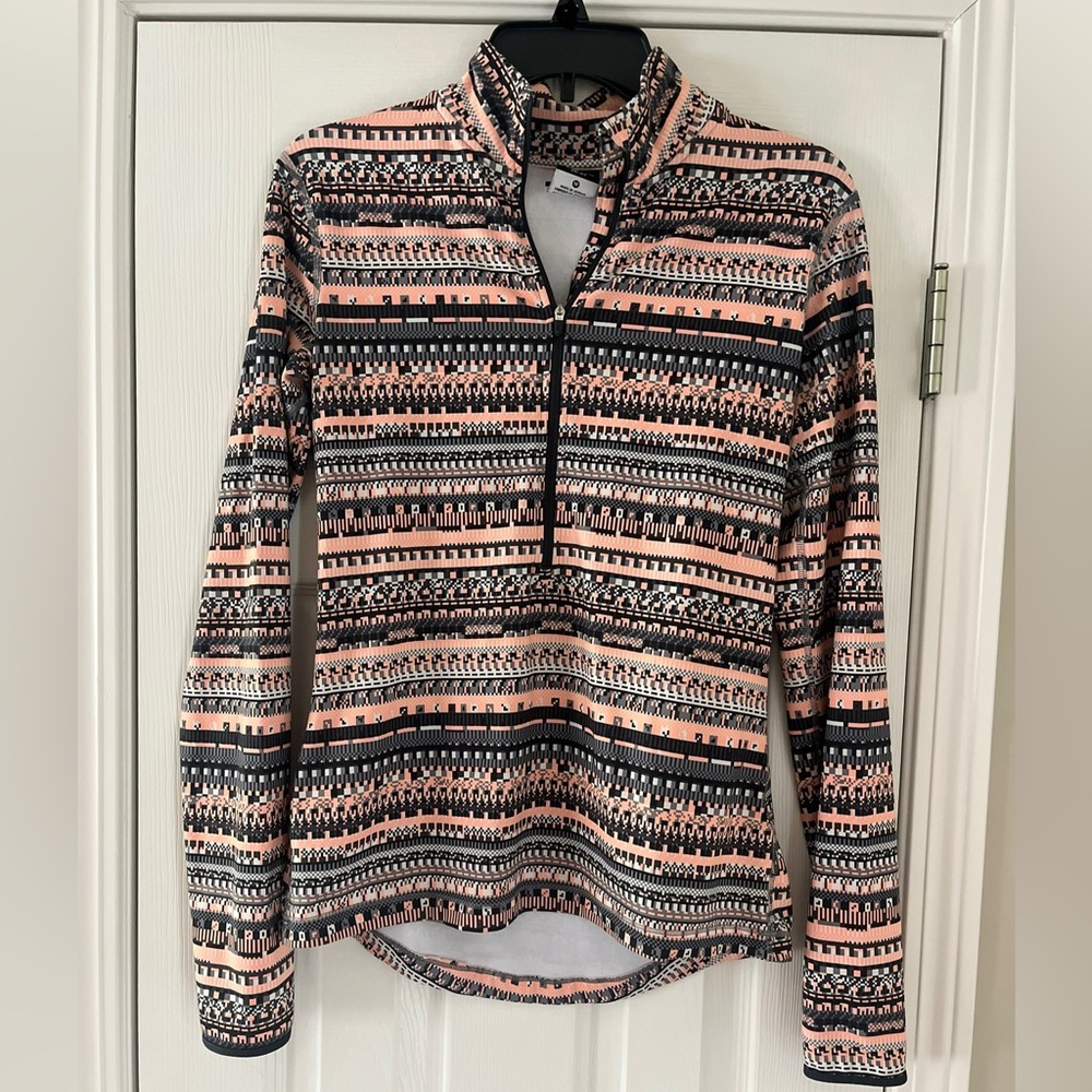 Nike Pro Women's Patterned 1/4 Zip Pullover